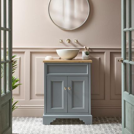 Meuble de salle de bain – 64,5 cm – Choix de poignées, de vasques et de finitions – Thornton