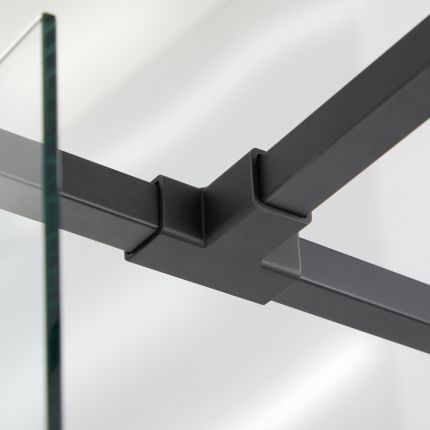 Support de douche carré – Pièce en T - Choix de finition