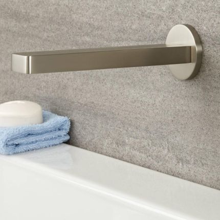 Bec verseur baignoire ou lavabo – Nickel brossé - Aldwick