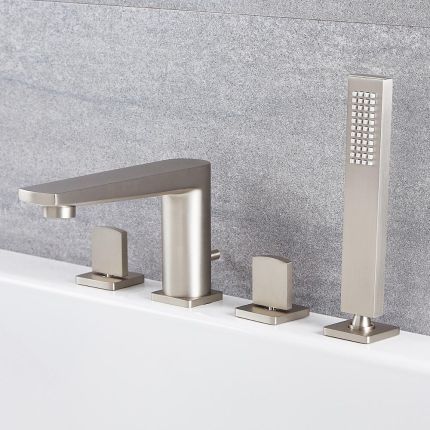 Robinet bain douche Nickel Brossé - Harting