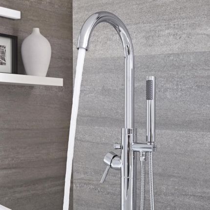 Mitigeur baignoire douche îlot avec douchette – Choix de finitions