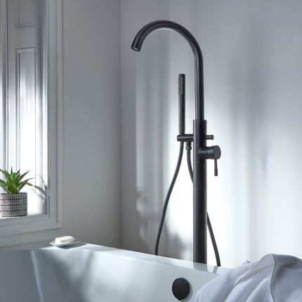Mitigeur îlot bain douche - Noir – Nox