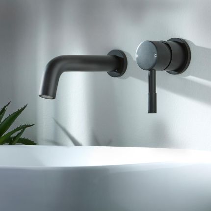 Mitigeur mural lavabo – Noir - Nox