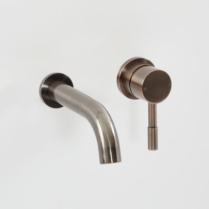 Mitigeur lavabo mural – Bronze brossé - Amara