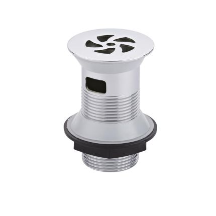 Bonde lavabo à écoulement libre – Chromé - Select