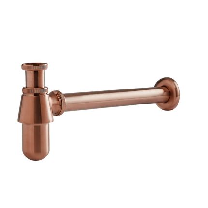 Siphon lavabo rétro – Cuivre satiné - Elizabeth