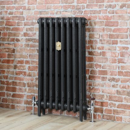 Radiateur fonte – 66 cm – Graphite antique – Tailles multiples - Mercury