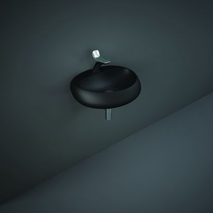 Vasque suspendue moderne – Noir mat – 55 cm x 42,5 cm – RAK Cloud x Hudson Reed