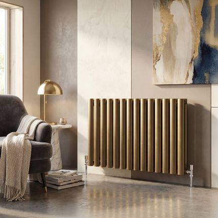 Radiateur design horizontal – Choix de tailles et de couleurs métalliques – Vitality