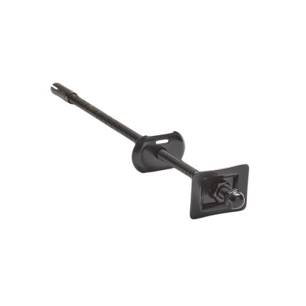 Support mural pour radiateur en fonte – Noir