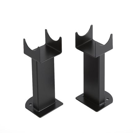 Pieds de radiateur pour les radiateurs design Sloane, Savy &ndash; Noir mat