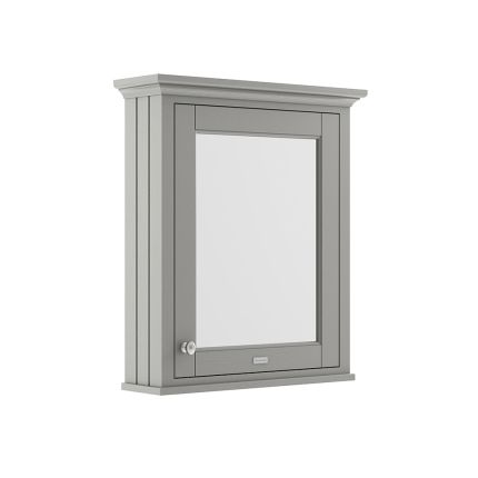 Armoire à miroir rétro – Gris (Storm Grey) – 65 cm x 75 cm - Old London