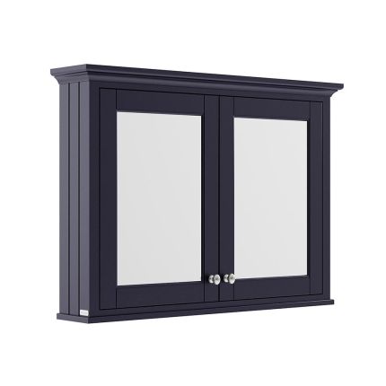 Armoire à miroir rétro – Bleu (Twilight Blue) – 105 cm x 75 cm - Old London