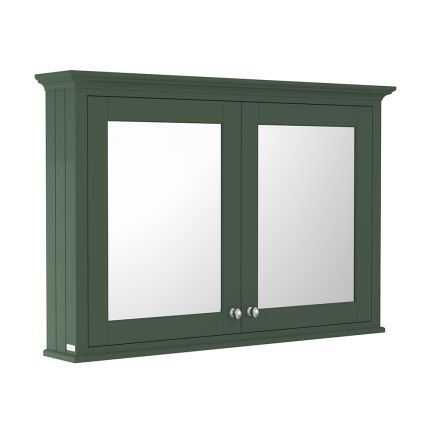 Armoire à miroir rétro – Vert (Hunter Green) – 105 cm x 75 cm - Old London