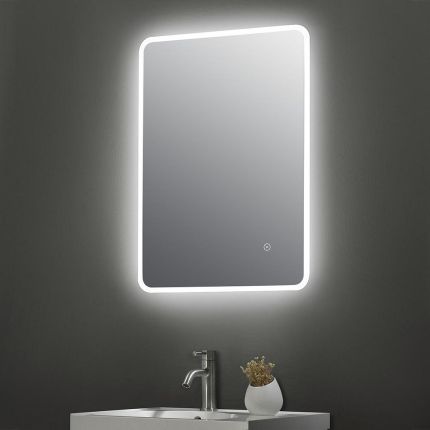 Miroir d’ambiance chauffant éclairé LED – 27 watts – 50 cm x 70 cm