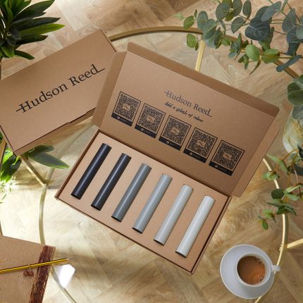 Boîte d’échantillons pour radiateurs de couleur – Sélection de tous nos gris