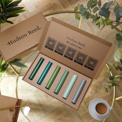 Boîte d’échantillons pour radiateurs de couleur – Sélection de tous nos verts