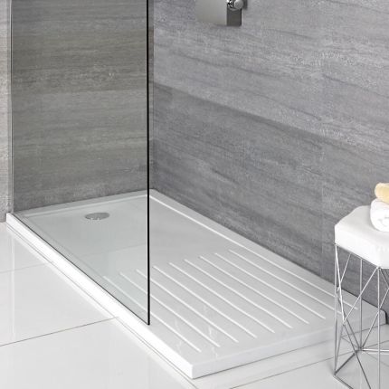 Receveur de douche rectangulaire à profil bas – Zone de séchage – Choix de tailles - Maxon