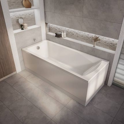 Baignoire rectangulaire - 180 cm x 80 cm - Choix de tabliers - Sandford