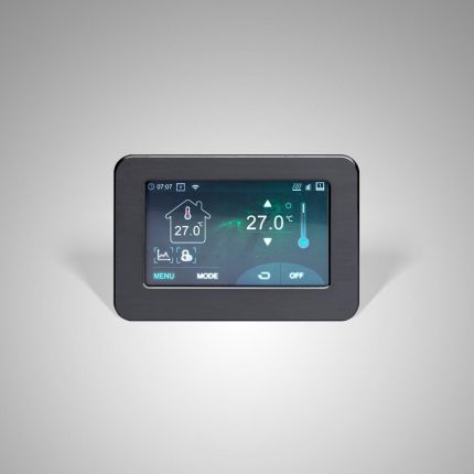 Thermostat &agrave; &eacute;cran tactile Wi-Fi pour le chauffage &eacute;lectrique