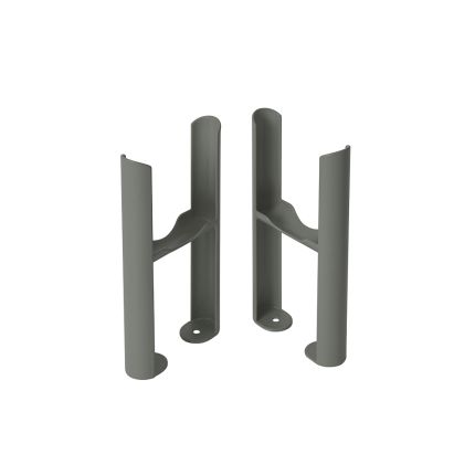 Pieds de radiateur rétro à 3 colonnes – Choix de finitions grises – Windsor