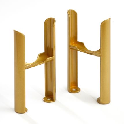 Pieds de radiateur rétro à 3 colonnes – Or métallisé –  - Windsor