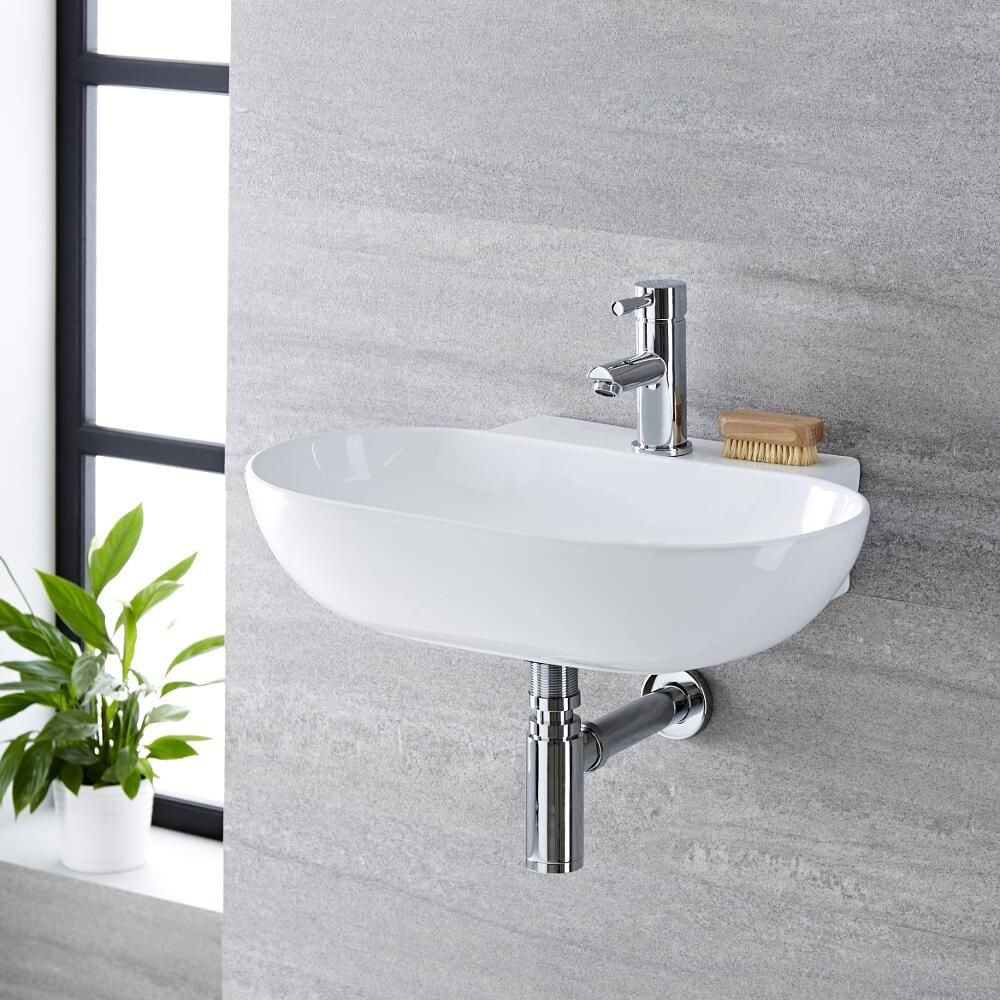 Siphon Design lavabo & vasque - Fini chrome