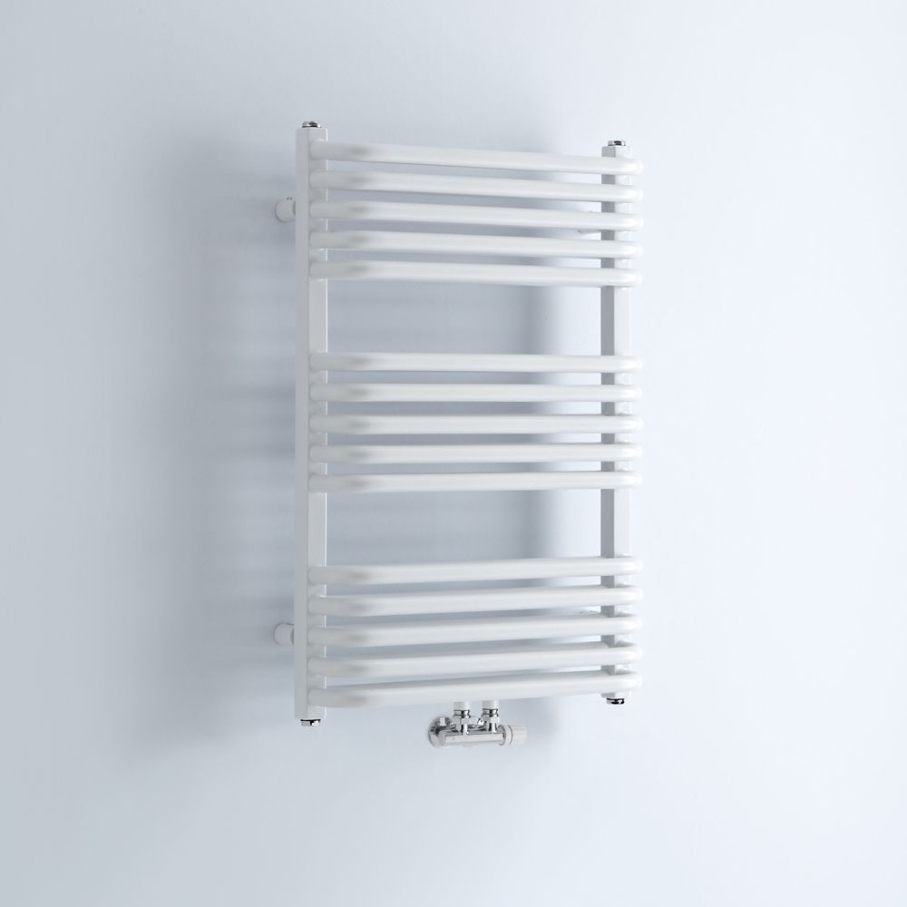 Sèche-serviettes eau chaude - Blanc - 73,6 x 50 cm - Arch
