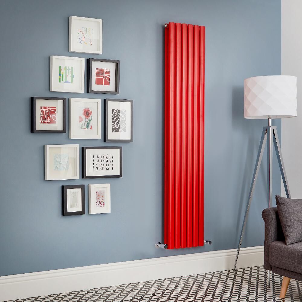 Radiateur design vertical - Rouge – Choix de tailles - Vitality