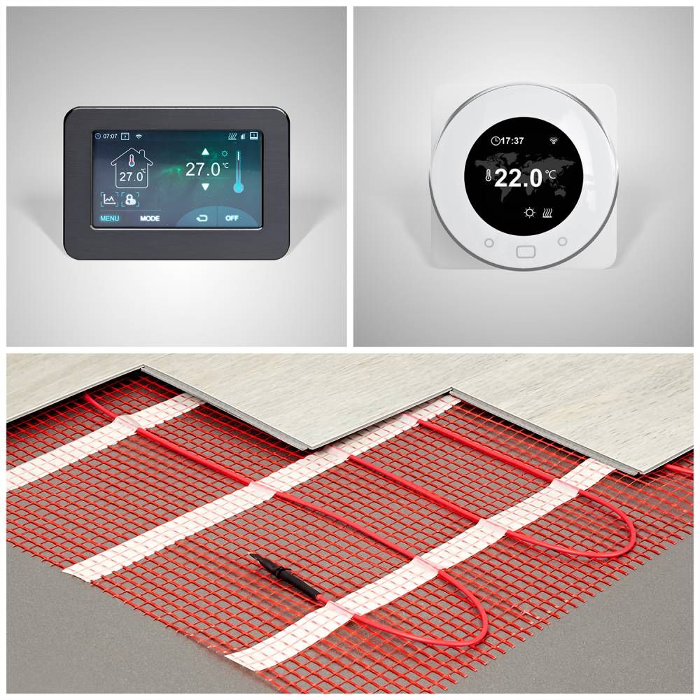 Kit chauffage au sol électrique – Choix de taille et de thermostat