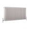 Radiateur style fonte horizontal - Blanc - Quatre rangs - 60 cm x 119,3 cm – Windsor