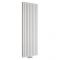 Radiateur design vertical –  Raccordement central – 160 cm x 59 cm – Blanc – Double rangs – Vitality Caldae