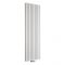 Radiateur design vertical –  Raccordement central – 178 cm x 59 cm – Blanc – Double rangs – Vitality Caldae