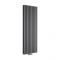 Radiateur design vertical – Raccordement central – Anthracite – 160 cm x 59 cm – Double rangs – Vitality Caldae