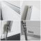 Convecteur horizontal design  – Blanc – 60 cm x 140 cm – Double panneaux – Stelrad Vita Deco K2 par Hudson Reed