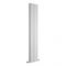 Radiateur design vertical - 178 cm x 35 cm - Blanc - Double rang - Delta