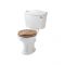 Ensemble de salle de bain rétro - Cabine de douche, pack WC et lavabo sur colonne – Ryther