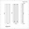 Radiateur design vertical en aluminium – 180 cm x 47 cm – Blanc – Aurora