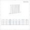 Radiateur design horizontal aluminium – 60 cm – Blanc – Choix de largeurs - Vitality Air