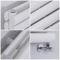 Radiateur design horizontal – Blanc – 47,2 cm x 140 cm – Double rangs – Vitality