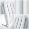 Radiateur design horizontal – Blanc – 60 cm x 59 cm – Double rangs - Vitality