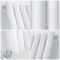 Radiateur design électrique horizontal – 63,5 cm – Blanc – Choix de largeurs - Vitality