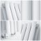 Radiateur design vertical – Blanc – 178 cm x 23,6 cm – Double rangs - Vitality Slim