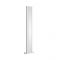 Radiateur design vertical - Avec miroir - 180 cm x 26,5 cm - Blanc - Sloane