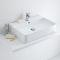 Vasque à poser rectangulaire avec mitigeur – Blanc – 60 cm x 42 cm - Exton