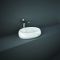 Vasque à poser ovale moderne – Blanc brillant – 58 cm x 40 cm – Non percée – RAK Cloud x Hudson Reed