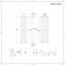 Radiateur design vertical – Anthracite – 160 cm x 47,2 cm - Vitality