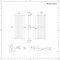 Radiateur design vertical – Anthracite – 160 cm x 59 cm –  Vitality