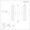 Radiateur design vertical – Anthracite – 160 cm x 35,4 cm - Savy