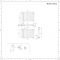 Radiateur design horizontal - Anthracite - 63,5 cm x 100 cm - Double rang - Vitality Caldae